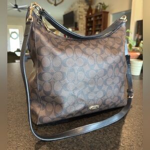 Coach Celeste Signature Canvas Hobo Bag